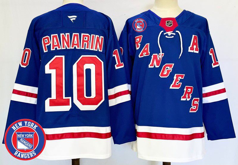 Men New York Rangers #10 Panarin Blue Fanatics 2025 NHL Jersey style 8->new york rangers->NHL Jersey